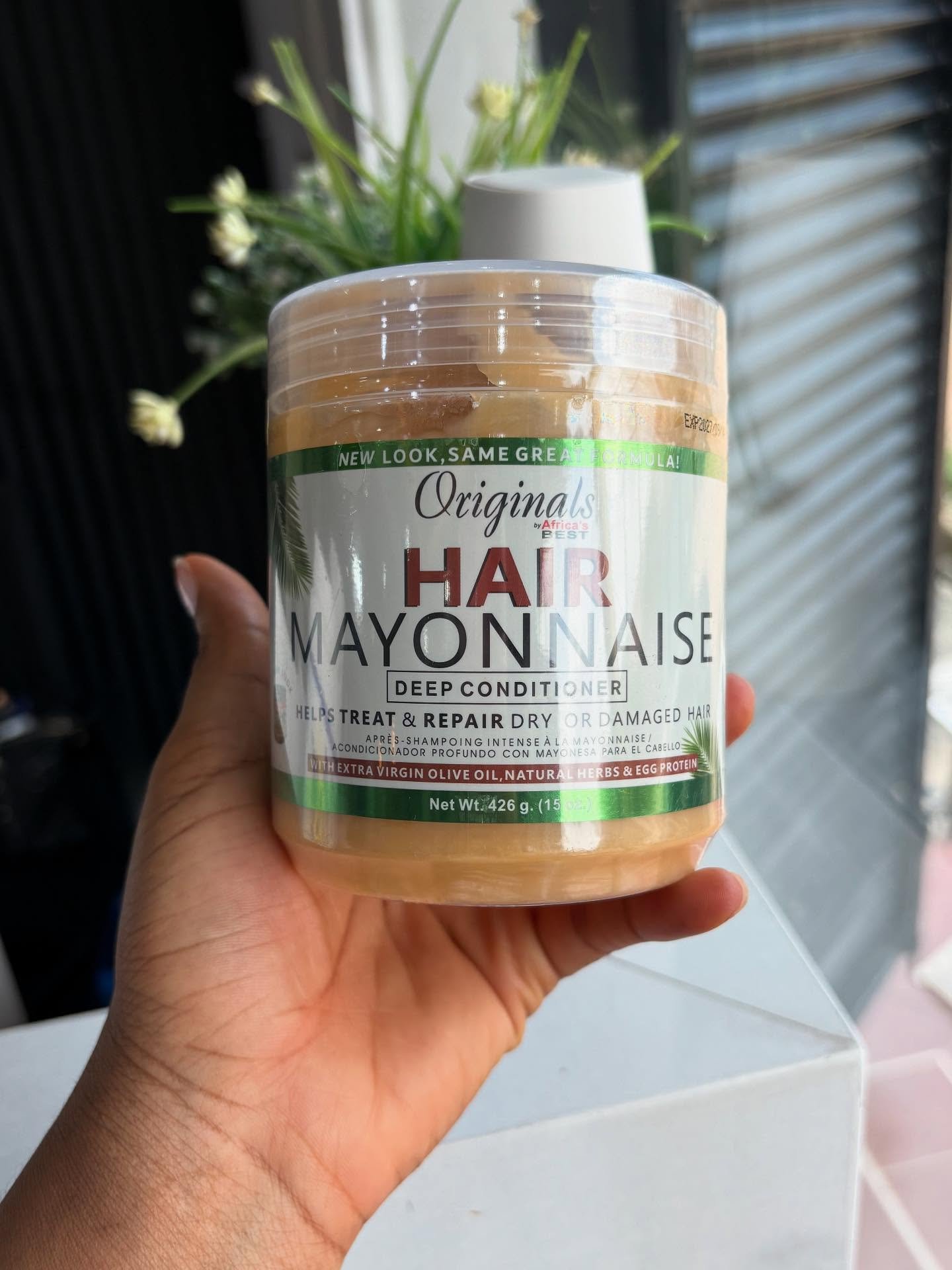 1754522720927 Africas Best Originals Hair Mayonnaise 15 oz (443ml) - Image 1