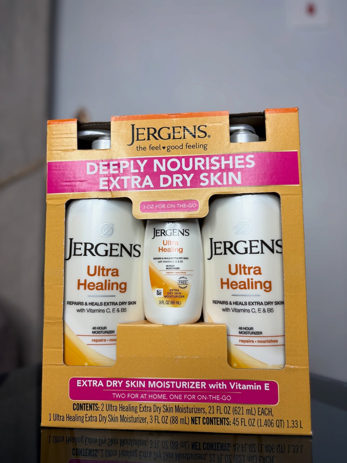 1754522789534 Jergens Ultra Healing Extra Dry Skin Moisturizer value pack - Image 1