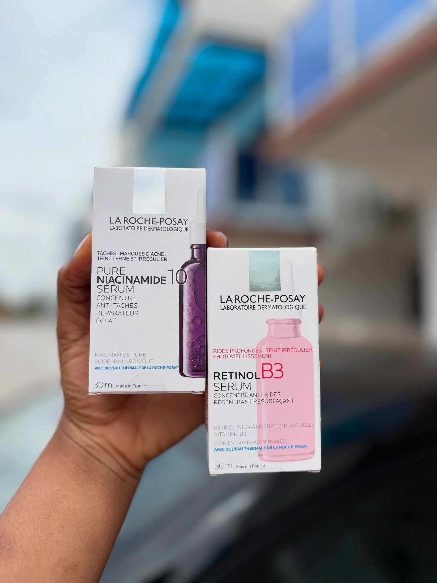 1754522839319 La Roche-Posay Pure Niacinamide 10 Serum and Retinol B3 Serum - Image 1