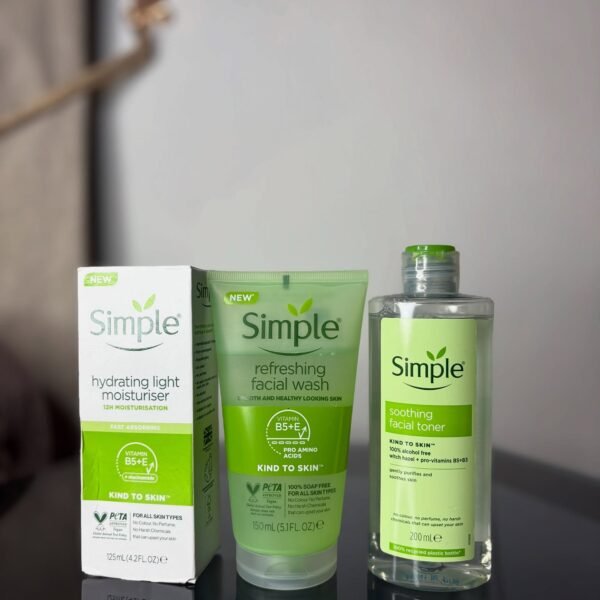 Facial Wash, Toner & Moisturiser(150ml +200ml +125ml)