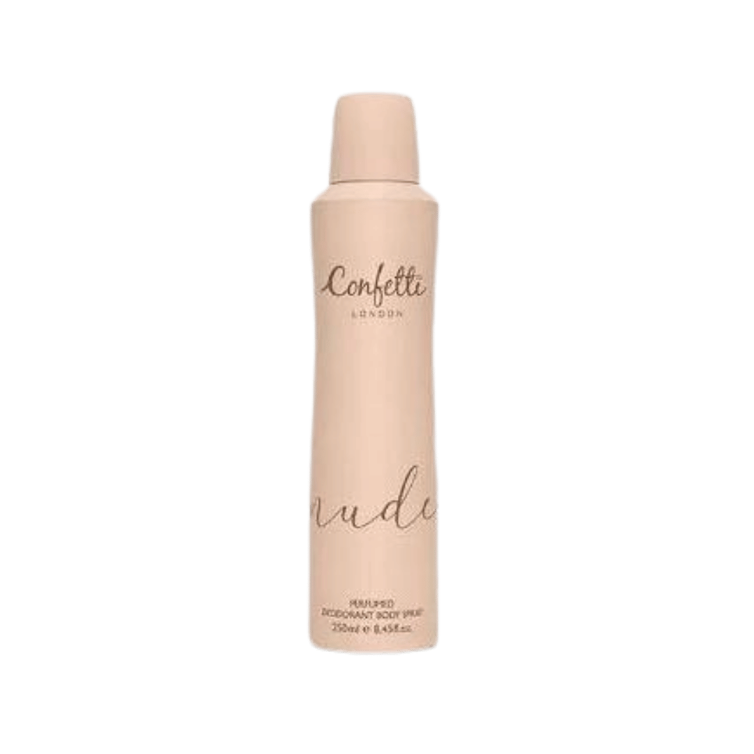Confetti-LONDON-Body-Spray-250ml-Nude Confetti London Nude perfumed deodorant body spray - Image 1