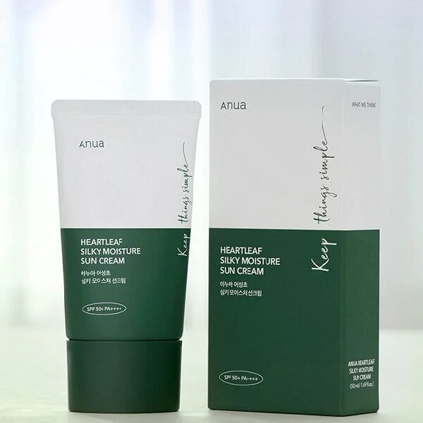 Anua Heartleaf Silky Moisture Sun Cream