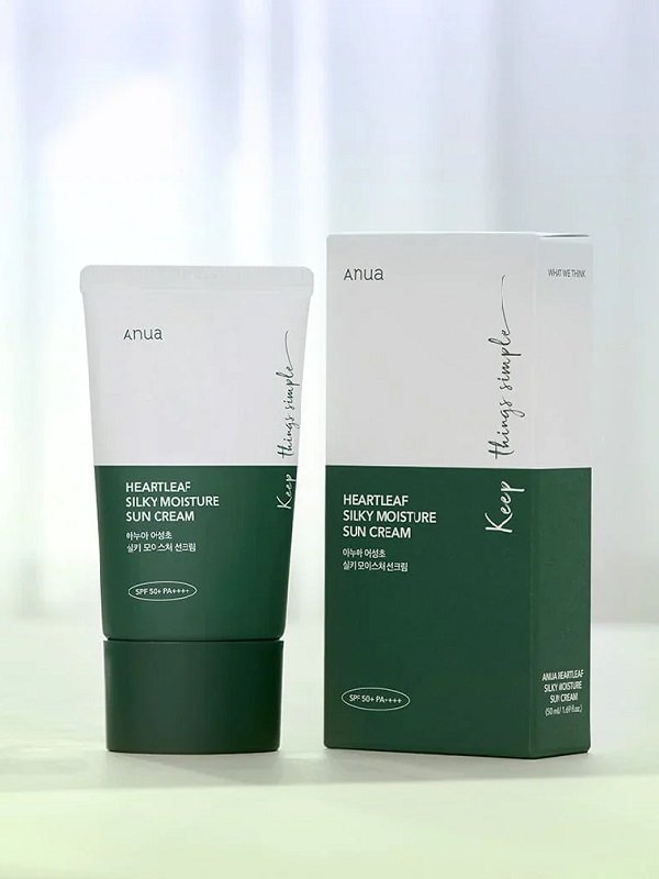 Anua-Heartleaf-Silky-Moisture-Sun-Cream Anua Heartleaf Silky Moisture Sun Cream - Image 1