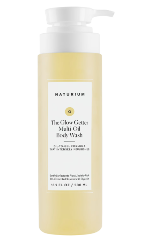 Naturium The Glow Getter Multi-Oil Hydrating Body Wash.