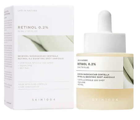 SKIN1004 Madagascar Centella Retinol 0.2 Boosting Shot Ampoule