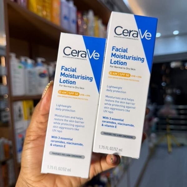 Cerave facial moisturizing lotion.